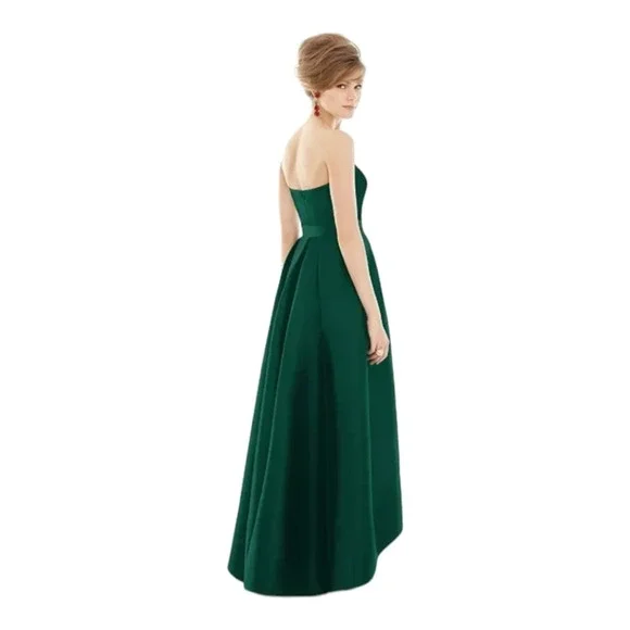 ALFRED  SUNG Strapless High-Low Maxi Dress - Picture 2 of 7